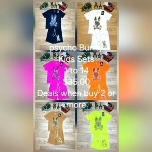 Psycho Bunny Kids T-Shirt and Shorts Set Price Is $45. A Set